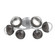 Cabochon LED Flush Mount in Classic Silver (404|CLB0093-01-CS-C-L3-GP)