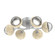 Cabochon LED Flush Mount in Classic Silver (404|CLB0093-01-CS-C-L1-TR)
