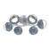Cabochon LED Flush Mount in Classic Silver (404|CLB0093-01-CS-C-L1-BU)