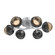 Cabochon LED Flush Mount in Classic Silver (404|CLB0093-01-CS-B-L1-MB)