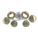 Cabochon LED Flush Mount in Classic Silver (404|CLB0093-01-CS-A-L3-GE)