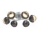 Cabochon LED Flush Mount in Classic Silver (404|CLB0093-01-CS-A-L1-GP)