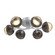 Cabochon LED Flush Mount in Classic Silver (404|CLB0093-01-CS-A-L1-FB)