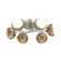 Cabochon LED Flush Mount in Beige Silver (404|CLB0093-01-BS-WL-L3-GB)