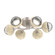 Cabochon LED Flush Mount in Beige Silver (404|CLB0093-01-BS-C-L3-TR)