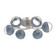 Cabochon LED Flush Mount in Beige Silver (404|CLB0093-01-BS-C-L3-BU)