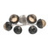 Cabochon LED Flush Mount in Beige Silver (404|CLB0093-01-BS-B-L1-MB)