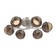 Cabochon LED Flush Mount in Beige Silver (404|CLB0093-01-BS-B-L1-BB)