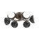Cabochon LED Flush Mount in Burnished Bronze (404|CLB0093-01-BB-WL-L3-MB)