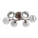 Cabochon LED Flush Mount in Burnished Bronze (404|CLB0093-01-BB-C-L3-WM)