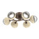 Cabochon LED Flush Mount in Burnished Bronze (404|CLB0093-01-BB-C-L3-TR)