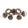 Cabochon LED Flush Mount in Burnished Bronze (404|CLB0093-01-BB-A-L1-MS)