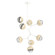 Cabochon LED Chandelier in Salt White (404|CHB0093-VB-WI-C-001-L1-TR)
