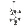 Cabochon LED Chandelier in Matte Black (404|CHB0093-VB-MB-WL-001-L3-MS)