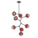 Cabochon LED Chandelier in Graphite (404|CHB0093-VB-GP-S-001-L1-RE)