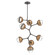 Cabochon LED Chandelier in Graphite (404|CHB0093-VB-GP-C-001-L1-NB)