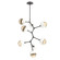 Cabochon LED Chandelier in Graphite (404|CHB0093-VB-GP-A-001-L3-WI)