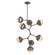 Cabochon LED Chandelier in Graphite (404|CHB0093-VB-GP-A-001-L1-BB)