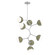 Cabochon LED Chandelier in Classic Silver (404|CHB0093-VB-CS-WL-001-L3-GE)