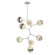 Cabochon LED Chandelier in Classic Silver (404|CHB0093-VB-CS-S-001-L3-TR)