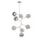 Cabochon LED Chandelier in Classic Silver (404|CHB0093-VB-CS-S-001-L3-BS)