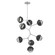 Cabochon LED Chandelier in Classic Silver (404|CHB0093-VB-CS-S-001-L1-BM)