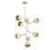 Cabochon LED Chandelier in Beige Silver (404|CHB0093-VB-BS-B-001-L3-TR)