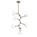 Cabochon LED Chandelier in Burnished Bronze (404|CHB0093-VB-BB-WL-001-L3-WI)
