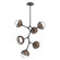 Cabochon LED Chandelier in Matte Black (404|CHB0093-VA-MB-C-001-L1-BB)