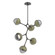 Cabochon LED Chandelier in Graphite (404|CHB0093-VA-GP-S-001-L3-GE)