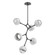 Cabochon LED Chandelier in Graphite (404|CHB0093-VA-GP-C-001-L1-WM)