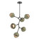 Cabochon LED Chandelier in Graphite (404|CHB0093-VA-GP-B-001-L3-GE)