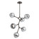 Cabochon LED Chandelier in Flat Bronze (404|CHB0093-VA-FB-S-001-L3-CS)