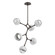 Cabochon LED Chandelier in Flat Bronze (404|CHB0093-VA-FB-C-001-L1-WM)