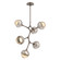 Cabochon LED Chandelier in Burnished Bronze (404|CHB0093-VA-BB-A-001-L1-BS)