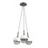Cabochon LED Pendant in Graphite (404|CHB0093-0E-GP-S-C01-L3-WI)
