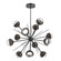 Cabochon LED Chandelier in Matte Black (404|CHB0093-0B-MB-C-001-L3-FB)