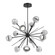 Cabochon LED Chandelier in Matte Black (404|CHB0093-0B-MB-C-001-L1-WM)