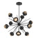 Cabochon LED Chandelier in Matte Black (404|CHB0093-0B-MB-B-001-L3-BM)