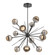 Cabochon LED Chandelier in Matte Black (404|CHB0093-0B-MB-B-001-L1-BS)