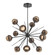 Cabochon LED Chandelier in Matte Black (404|CHB0093-0B-MB-B-001-L1-BB)