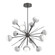 Cabochon LED Chandelier in Graphite (404|CHB0093-0B-GP-WL-001-L3-WM)