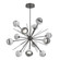 Cabochon LED Chandelier in Graphite (404|CHB0093-0B-GP-S-001-L3-WM)