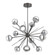 Cabochon LED Chandelier in Graphite (404|CHB0093-0B-GP-C-001-L3-CS)