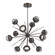 Cabochon LED Chandelier in Flat Bronze (404|CHB0093-0B-FB-S-001-L3-GP)