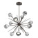 Cabochon LED Chandelier in Flat Bronze (404|CHB0093-0B-FB-S-001-L1-WM)