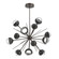 Cabochon LED Chandelier in Flat Bronze (404|CHB0093-0B-FB-C-001-L1-MB)