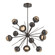 Cabochon LED Chandelier in Flat Bronze (404|CHB0093-0B-FB-B-001-L3-GP)