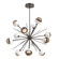 Cabochon LED Chandelier in Flat Bronze (404|CHB0093-0B-FB-B-001-L1-WI)