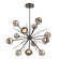 Cabochon LED Chandelier in Flat Bronze (404|CHB0093-0B-FB-B-001-L1-BS)